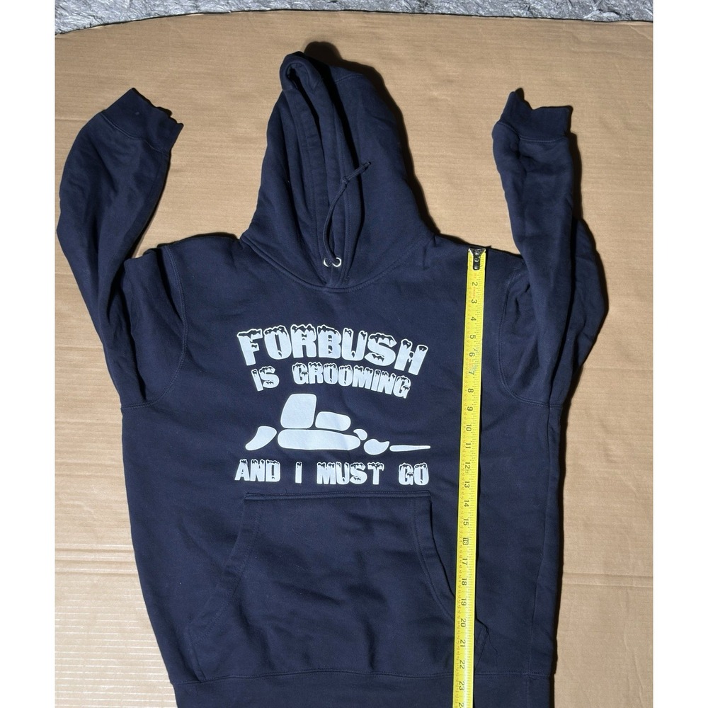 Lane Seven Unisex Black Fleece Graphic Pullover Hoodie w/ Pockets Size L
